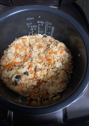 切り干し大根リメイク　炊き込みご飯-レシピのメイン写真