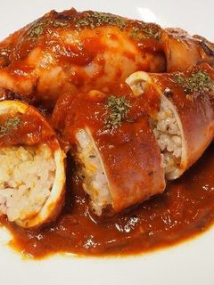 いかめしのトマトソース煮込み-レシピのメイン写真