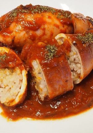 いかめしのトマトソース煮込み-レシピのメイン写真