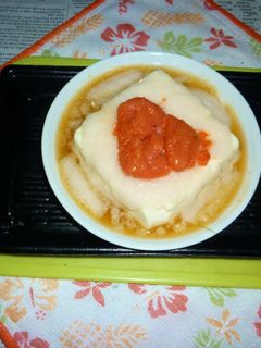 明太とろろの温奴のタパス-レシピのメイン写真