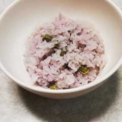 รูปของ ピンクの豆ご飯