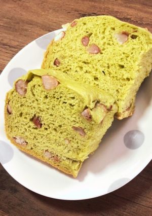 炊飯器で簡単！抹茶豆パン-レシピのメイン写真