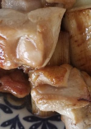 鳥とネギの焼き鳥風-レシピのメイン写真