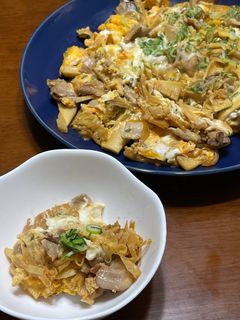 筍とバラ肉の卵とじ-レシピのメイン写真