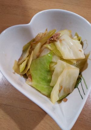 キャベツとツナの炒め物-レシピのメイン写真