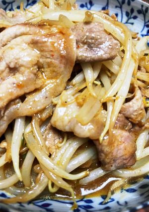 簡単おかず!カレーウスター味もやし炒め-レシピのメイン写真