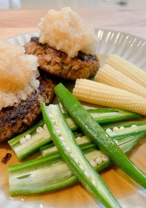 【簡単】絶品和風ハンバーグ-レシピのメイン写真