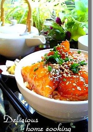 ブリっと鰤丼♪柚子胡椒風味の甘辛なの♡-レシピのメイン写真