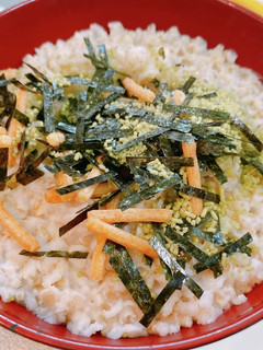電子レンジでオートミールのお茶漬け-レシピのメイン写真