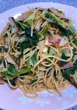 具材たっぷり和風パスタ-レシピのメイン写真