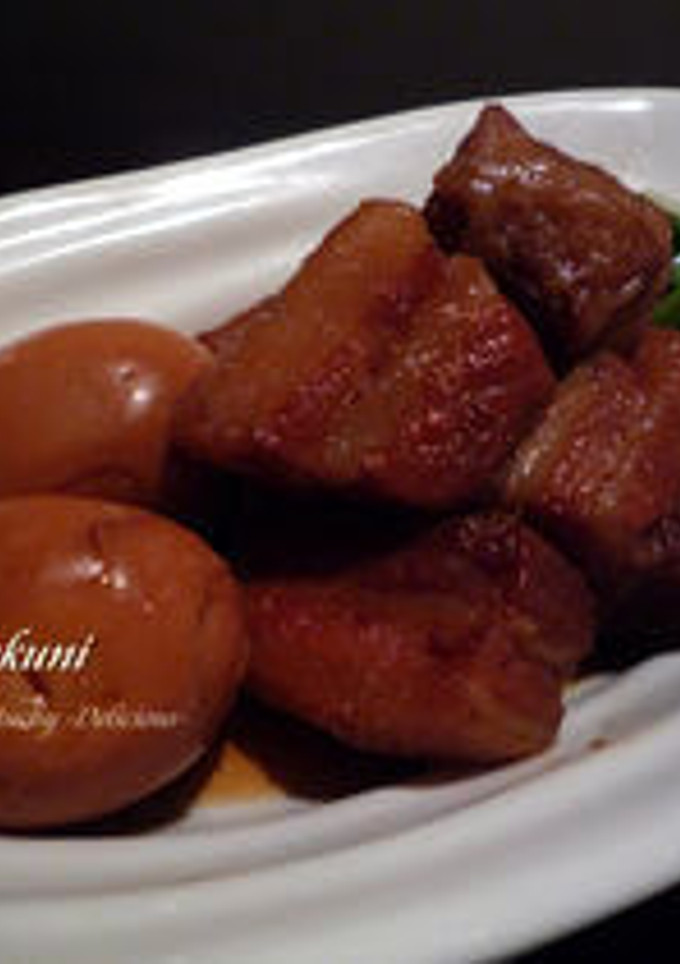 圧力鍋で簡単★とろとろ豚角煮＋半熟煮卵-レシピのメイン写真