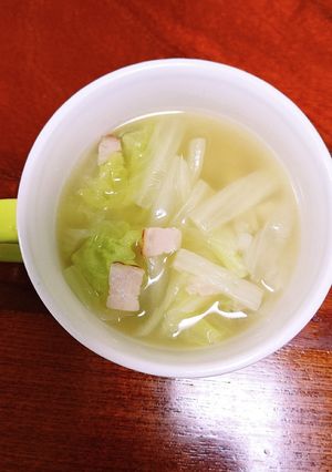 白菜とベーコンのスープ-レシピのメイン写真