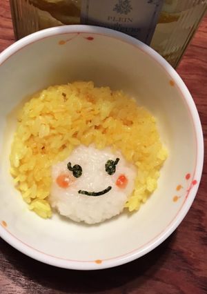キャラ弁＊金髪の女の子-レシピのメイン写真