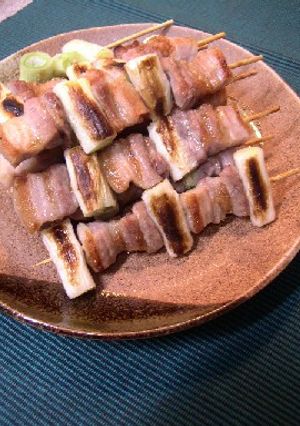 肉汁がじゅわ～！豚バラ肉の串焼き-レシピのメイン写真