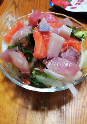 お好み海鮮薬味サラダ-レシピのメイン写真