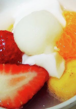 白玉フルーツポンチ(୨୧ ❛ᴗ❛)✧-レシピのメイン写真