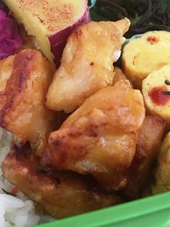 お弁当用☆メカジキの揚げ焼き・カレー風味-レシピのメイン写真