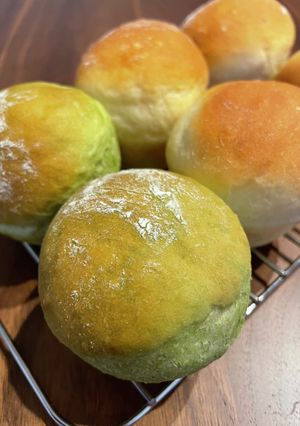 青汁バターロール-レシピのメイン写真