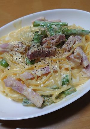 カルボナーラ-レシピのメイン写真