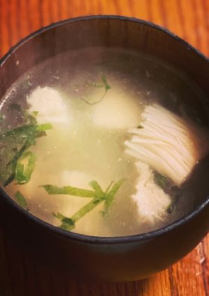 お手軽美味しい☆エノキのすまし汁-レシピのメイン写真