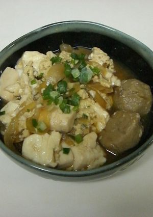 ☆簡単☆～豆腐とつみれの卵とじ-レシピのメイン写真