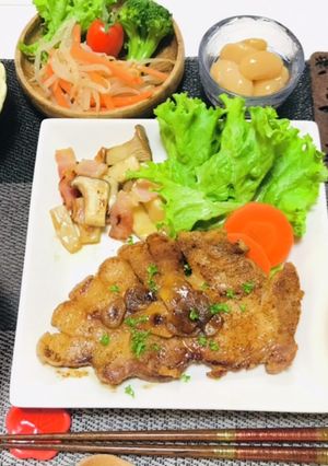 厚切り豚ロースで今日の夕飯献立-レシピのメイン写真