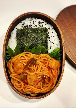 男子高校生部活弁当(ジャンボおにぎり)-レシピのメイン写真