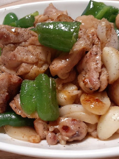 おつまみに♪鶏肉とピーマンのにんにく炒め-レシピのメイン写真