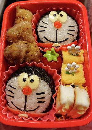 ドラえもんおにぎり弁当！-レシピのメイン写真