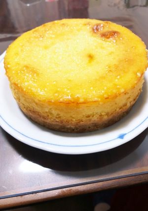 12cm型　ベイクドチーズケーキ-レシピのメイン写真