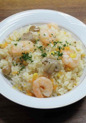炊飯器で海老ピラフ-レシピのメイン写真