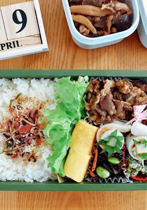 牛肉しぐれ煮弁当 21/4.19-レシピのメイン写真