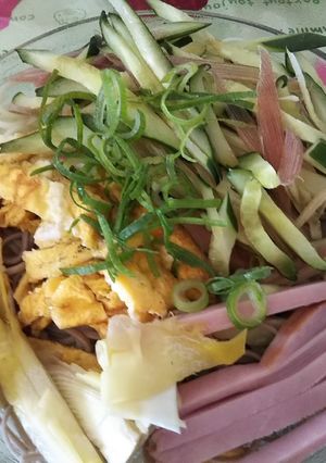 ぶっかけ冷麦 めんつゆで-レシピのメイン写真