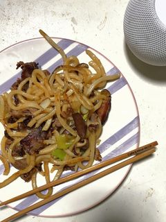 簡単!すき焼き風の焼うどん♪-レシピのメイン写真