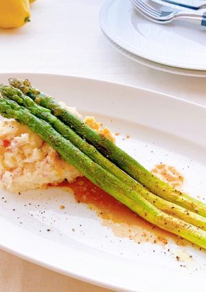 アスパラのソテーレモン醤油のソース♪-レシピのメイン写真