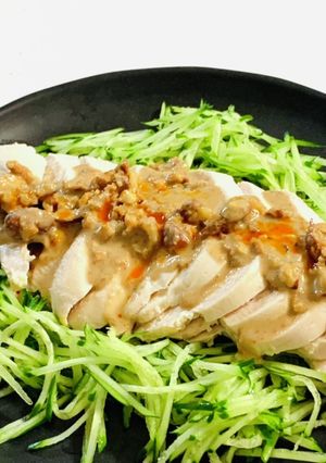 お鍋に放置!安い!満足!しっとり茹で鷄-レシピのメイン写真