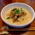 爆速簡単包丁いらず濃厚クリーム牛肉うどん