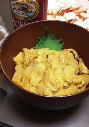 酢飯②でウニ丼！白だしのすし酢-レシピのメイン写真
