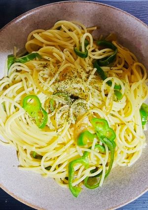 新玉ねぎとピーマンのパスタ-レシピのメイン写真