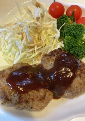 みりんでふんわりハンバーグ-レシピのメイン写真