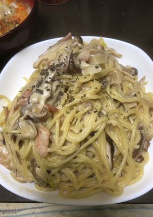 牛乳を使った簡単クリームパスタ-レシピのメイン写真