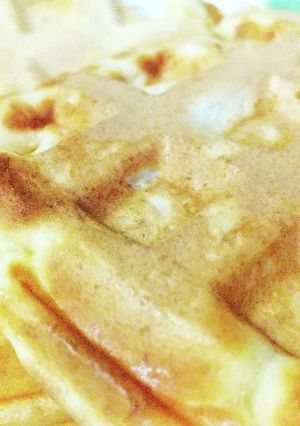 簡単！ほんのり甘い♡ もちもちワッフル♪-レシピのメイン写真