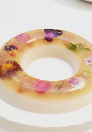 蜂蜜レモンのフラワーリングゼリー-レシピのメイン写真