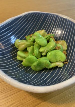 そら豆のガーリックソテー-レシピのメイン写真