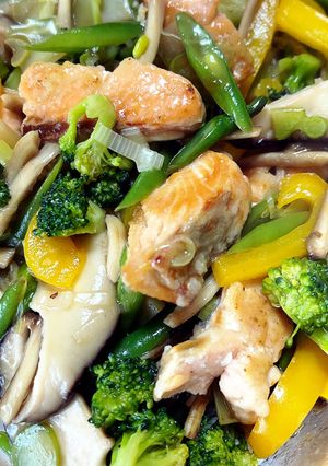 鮭の野菜あんかけ-レシピのメイン写真