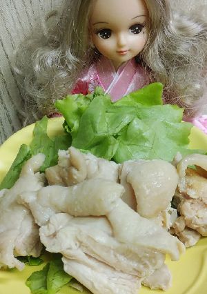 リカちゃん♡茹で鶏-レシピのメイン写真