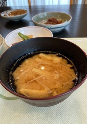 簡単★えのきと油揚げのお味噌汁-レシピのメイン写真