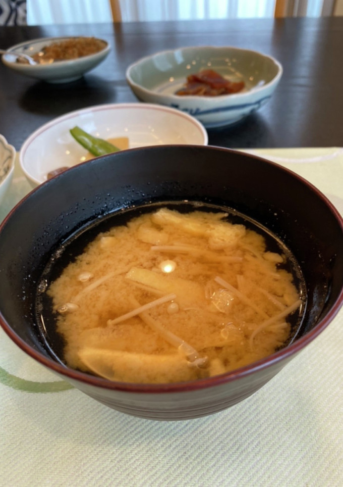 簡単★えのきと油揚げのお味噌汁-レシピのメイン写真
