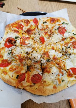 発酵なし★しらすの薄焼きピザ-レシピのメイン写真