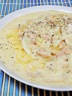 【初心者向け】玉ねぎとツナのパスタ-レシピのメイン写真